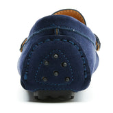Petersburg - Boys Penny Loafers Shoes, Genuine Leather Suede.